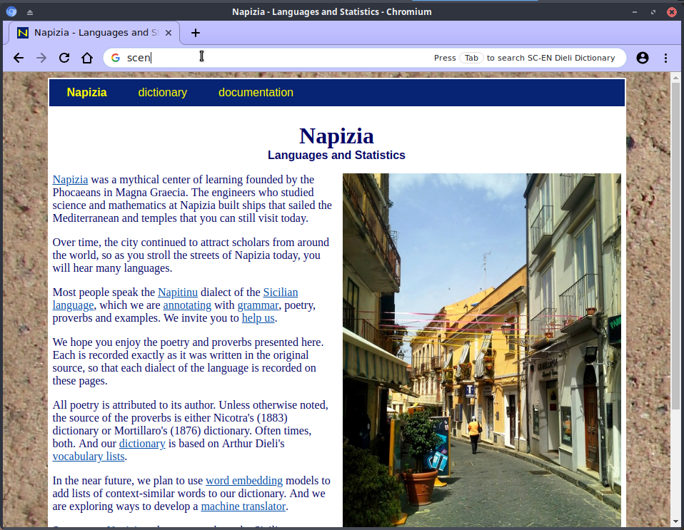 Step 8: type keyword into the address bar